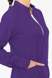 2660 Med Couture Women's Zip Front Warm-Up With Shoulder Yokes